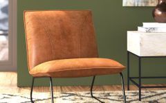 Broadus Genuine Leather Suede Side Chairs