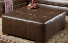 10 The Best Leather Pouf Ottomans