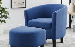 2024 Best of Harmon Cloud Barrel Chairs and Ottoman