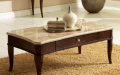 2024 Popular Honey Oak and Marble Coffee Tables