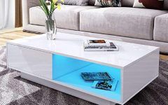 The Best Gloss White Steel Coffee Tables