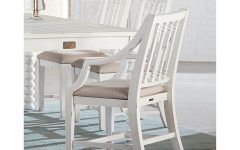 2024 Popular Magnolia Home Revival Jo's White Arm Chairs