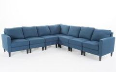 The 10 Best Collection of Paul Modular Sectional Sofas Blue