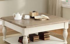 10 Collection of 1-shelf Square Coffee Tables