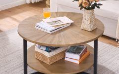 10 Ideas of Wood Coffee Tables with 2-tier Storage