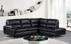 Wynne Contemporary Sectional Sofas Black