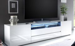 20 Ideas of High Gloss White Tv Stands