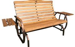 Iron Grove Slatted Glider Benches