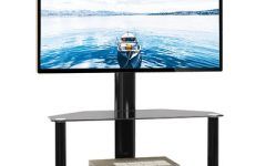 10 Collection of Randal Symple Stuff Black Swivel Floor Tv Stands with Shelving