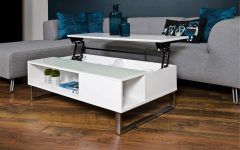 White Gloss and Maple Cream Coffee Tables