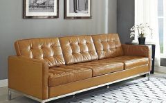 Florence Knoll Leather Sofas