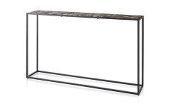 20 Best Collection of Mix Agate Metal Frame Console Tables