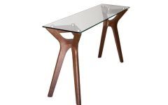 10 Best Collection of Walnut and Gold Rectangular Console Tables