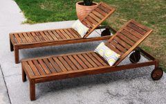 Wood Chaise Lounge Chairs