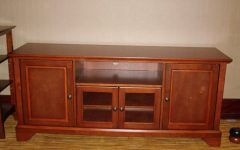 Wooden Tv Cabinets with Glass Doors