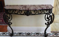 10 The Best Wrought Iron Console Tables